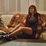 Goddess Amadahy Smokes a Cigarette