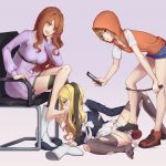 Threesome Lezdom Humiliation Foot Worship