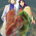 Katsuragi Misato's and Akagi Ritsuko's Dirty Socks Feet - Evangelion Smell Fetish