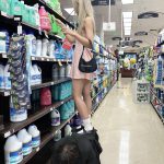 Real Life Style Female Domination - Amateur Human Furniture Slave For Skinny Blonde Domme On Public Place
