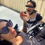 Mistress Damazonia Smoking And Uses Her Sissy Boy's Mouth Like a Human Ashtray
