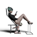 Mature Mistress Uses Special BDSM Chair with Shota Boy Fixation for Long-Term Cunnilingus - Pussy Licking Chair MomDom